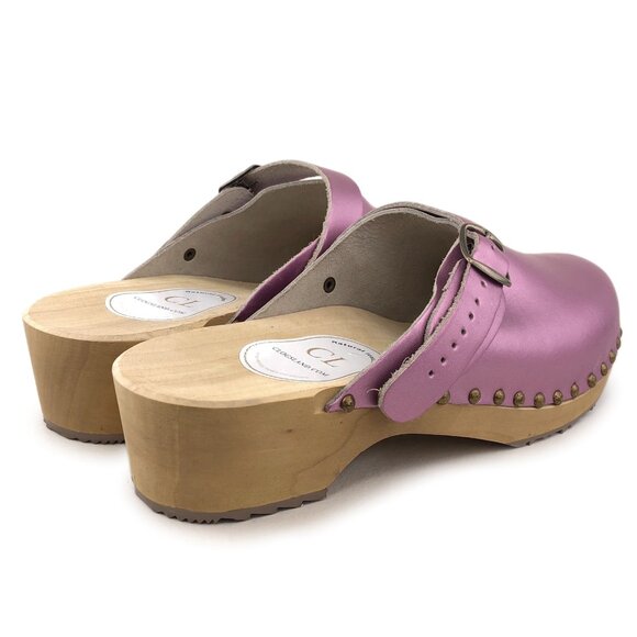 ClogsLand Patent Leather Wooden Clogs EUR 41 - Picture 5 of 14